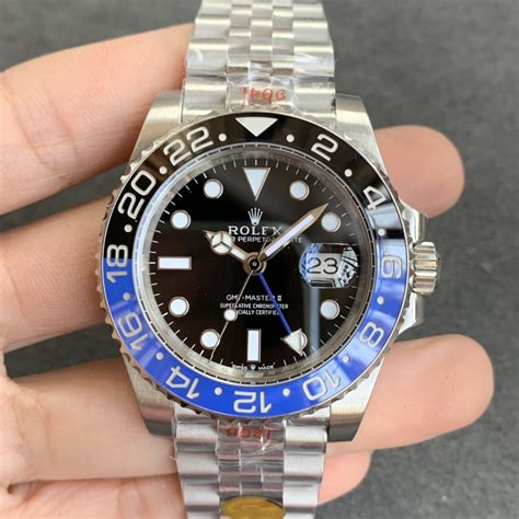 rolex gmt batman replica|rolex gmt batman retail price.